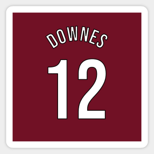 Downes 12 Home Kit - 22/23 Season Sticker